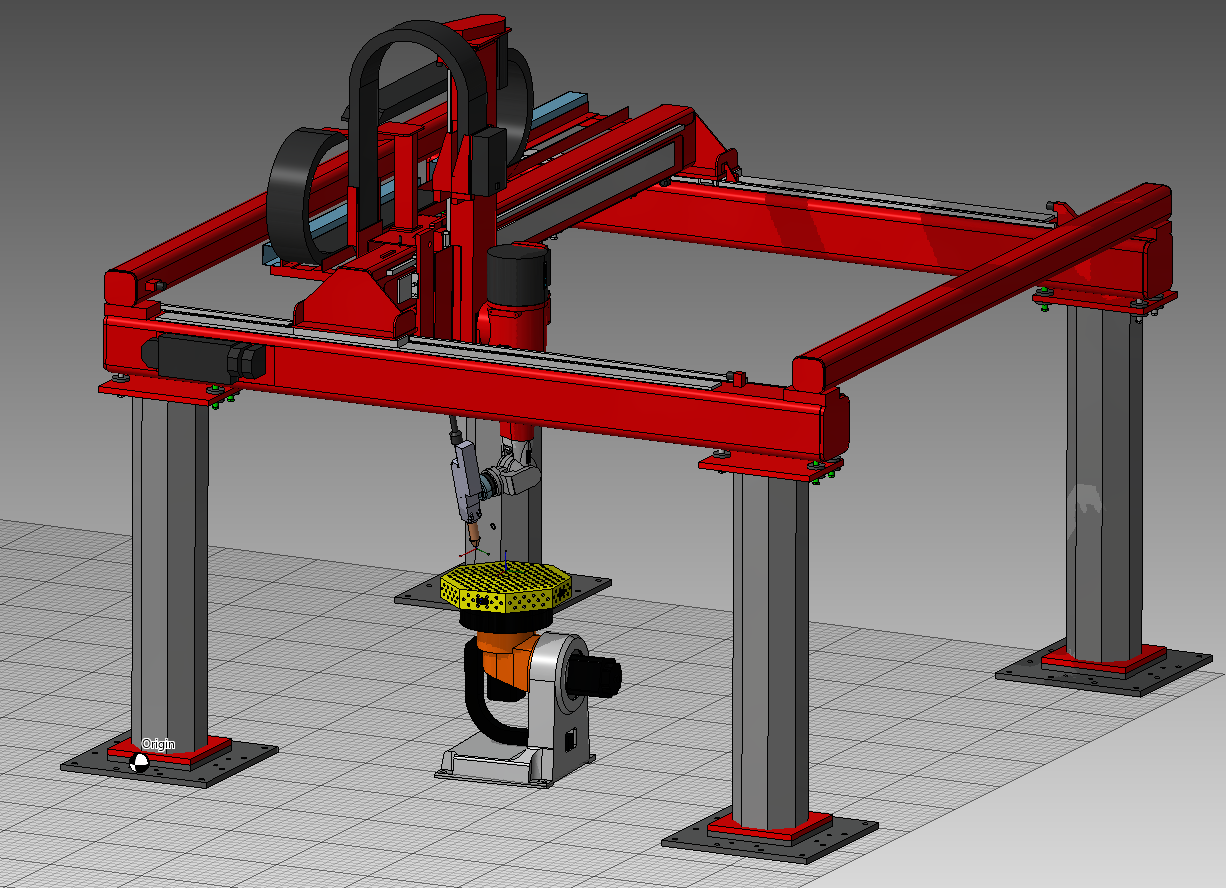 Frame Roboterzelle